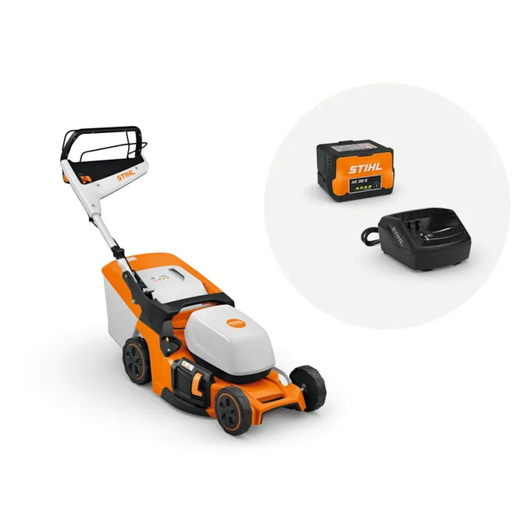 STIHL Akku Rasenmäher RMA 448 V Set AK 30 S + AL 101