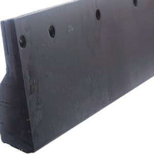 Schürfleistensatz für Schmidt MF 2.4, 3.000 x 190 mm, Stärke 50 mm, Stahl; Gummi; Stahl