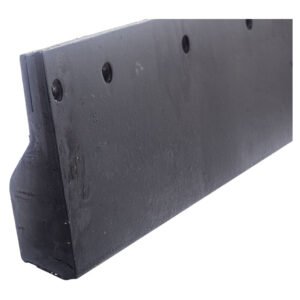 Schürfleistensatz für Beilhack PEV 260, 3.000 x 190 mm, Stärke 36 mm, Stahl; Gummi; Stahl