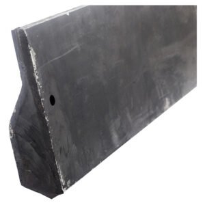 Schürfleistensatz für Schmidt MF 3.3, KL-V 32, 3.200 x 190 mm, Stärke 50 mm, Stahl; Gummi; Stahl (Korund)