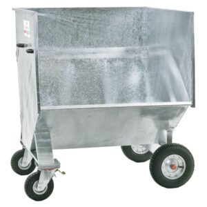 Growi® Großraumkuli B x H x T: 130 x 150 x 130 cm für Frontlader Euro-Aufnahme, feuerverzinkt, 15904