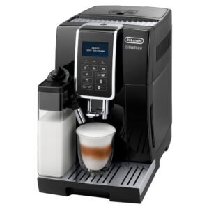 De'Longhi Kaffeevollautomat Dinamica ECAM356.57.B - 14 Kaffeegetränke mit perfektem Milchschaum, Kannen-Funktion (6 Tassen), Kegelmahlwerk