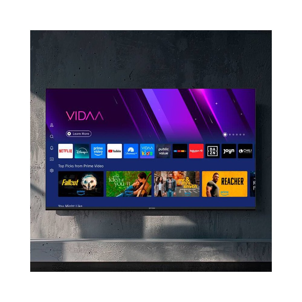 Dyon DYON SMART 40 VX-2 LED-TV 100 cm 40 Zoll EEK E (A - G) DVB-S2, DVB-T2, DVB-C, CI+, Full HD Schwarz – Bild 2