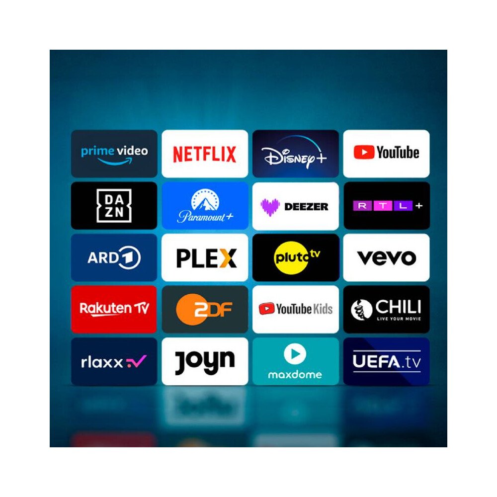 Dyon DYON SMART 40 VX-2 LED-TV 100 cm 40 Zoll EEK E (A - G) DVB-S2, DVB-T2, DVB-C, CI+, Full HD Schwarz – Bild 3
