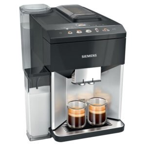 SIEMENS Kaffeevollautomat EQ500 integral TQ513D01, viele Kaffeespezialitäten, OneTouch-Funktion, integrierter Milchbehälter, automat. Dampfreinigung,
