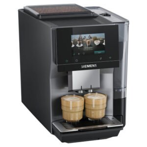 SIEMENS Kaffeevollautomat EQ700 TP725E01, 41 verschiedene Getränke, XL-Getränke, 20 Favoriten, farbiges Full-Touch-Display, Doppeltassenfunktion,