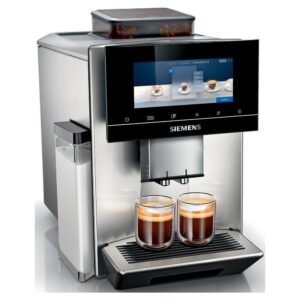 SIEMENS Kaffeevollautomat EQ900 TQ905D03, intuitives 6,8" TFT-Display, Barista-Modus, AromaBoost, App-Steuerung, Geräuschreduzierung,10 Profile,