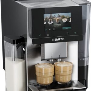 SIEMENS Kaffeevollautomat TQ727D03, farbiges Full-Touch-Display, Doppeltassenfunktion, sehr leise, schwarz